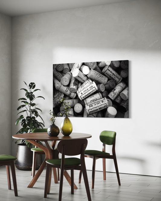 Cuadro decorativo canvas Corchos 001