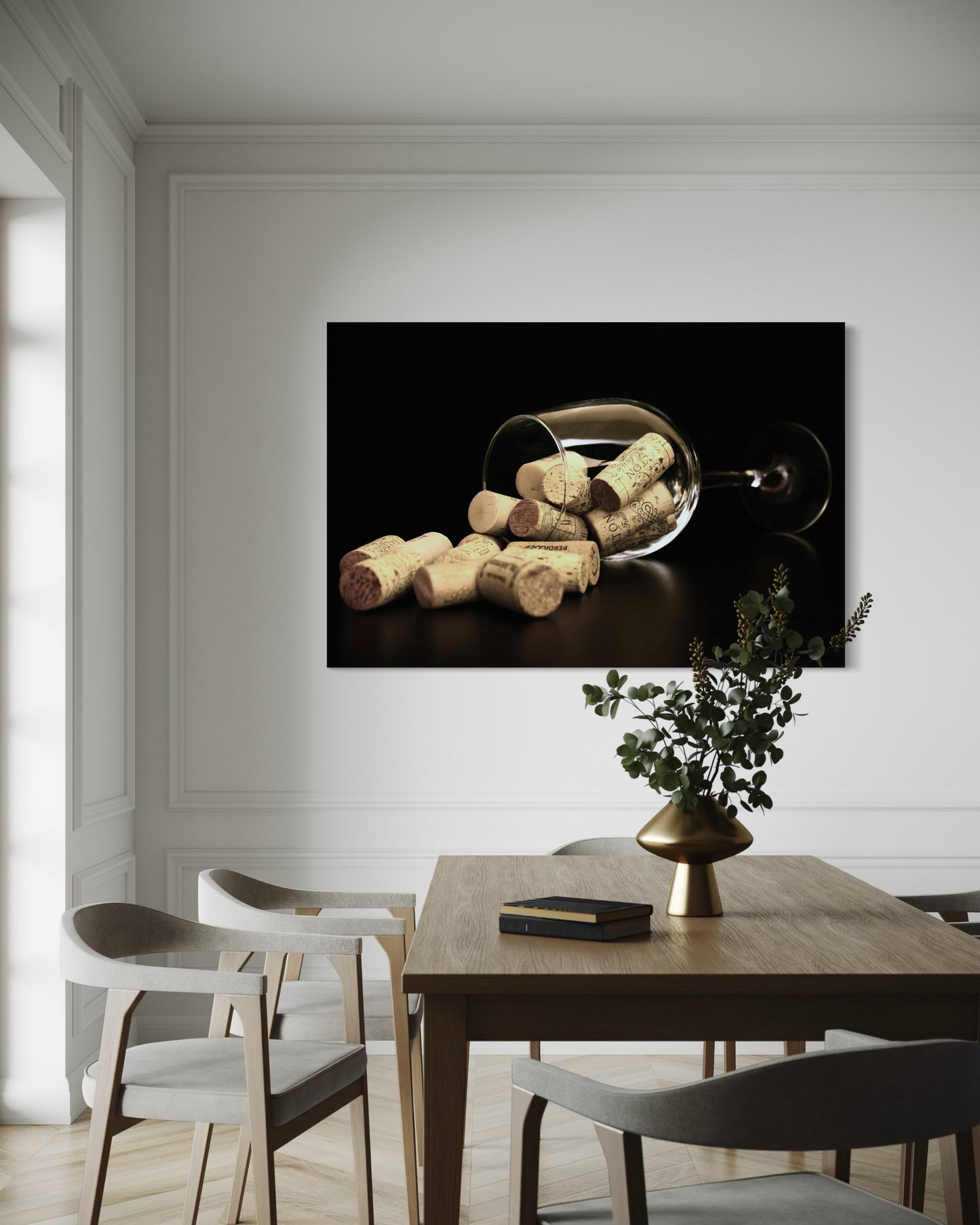 Cuadro decorativo canvas Corchos 002