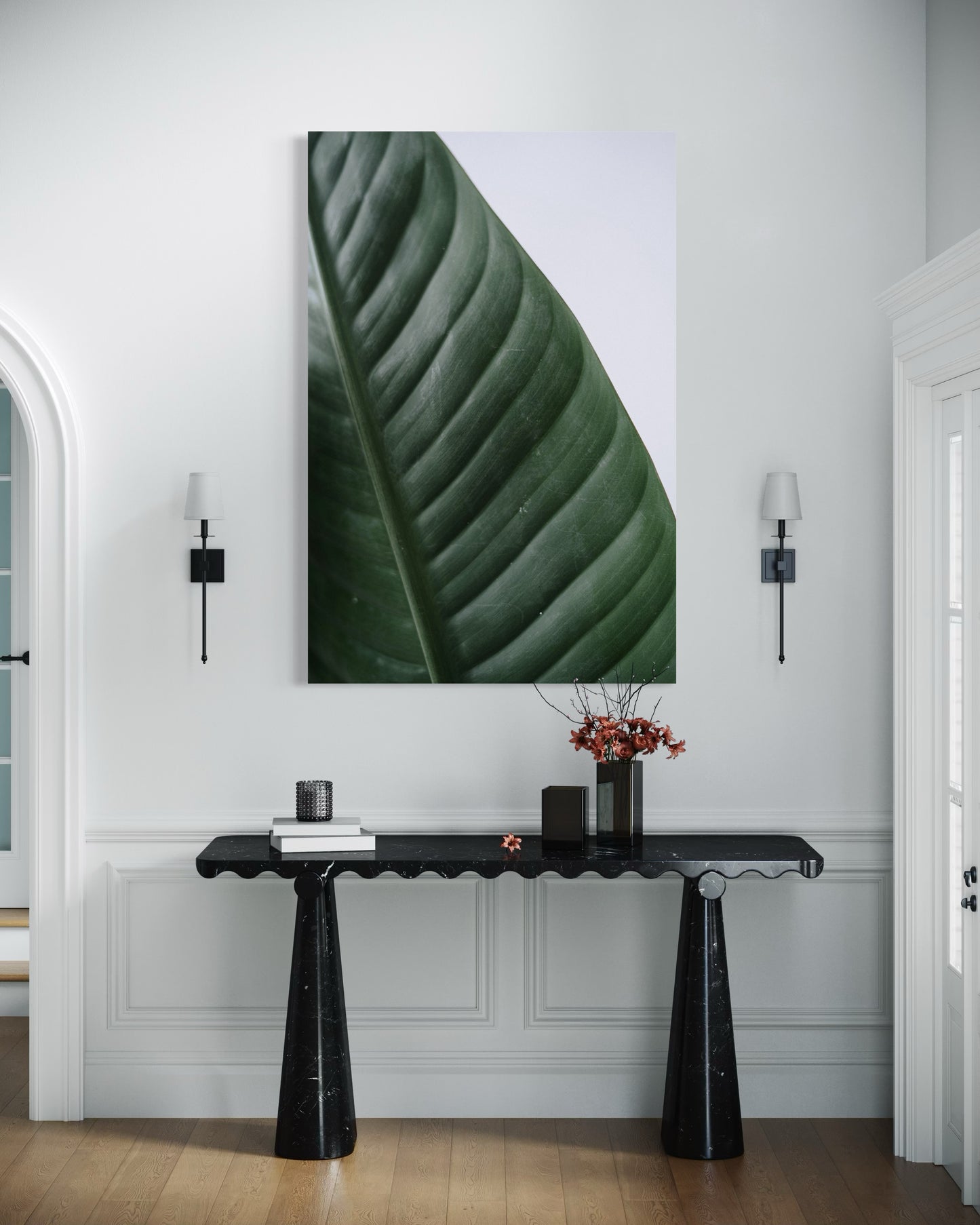 Cuadro decorativo canvas Hojas 005