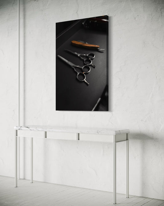 Cuadro decorativo canvas Tijeras 003