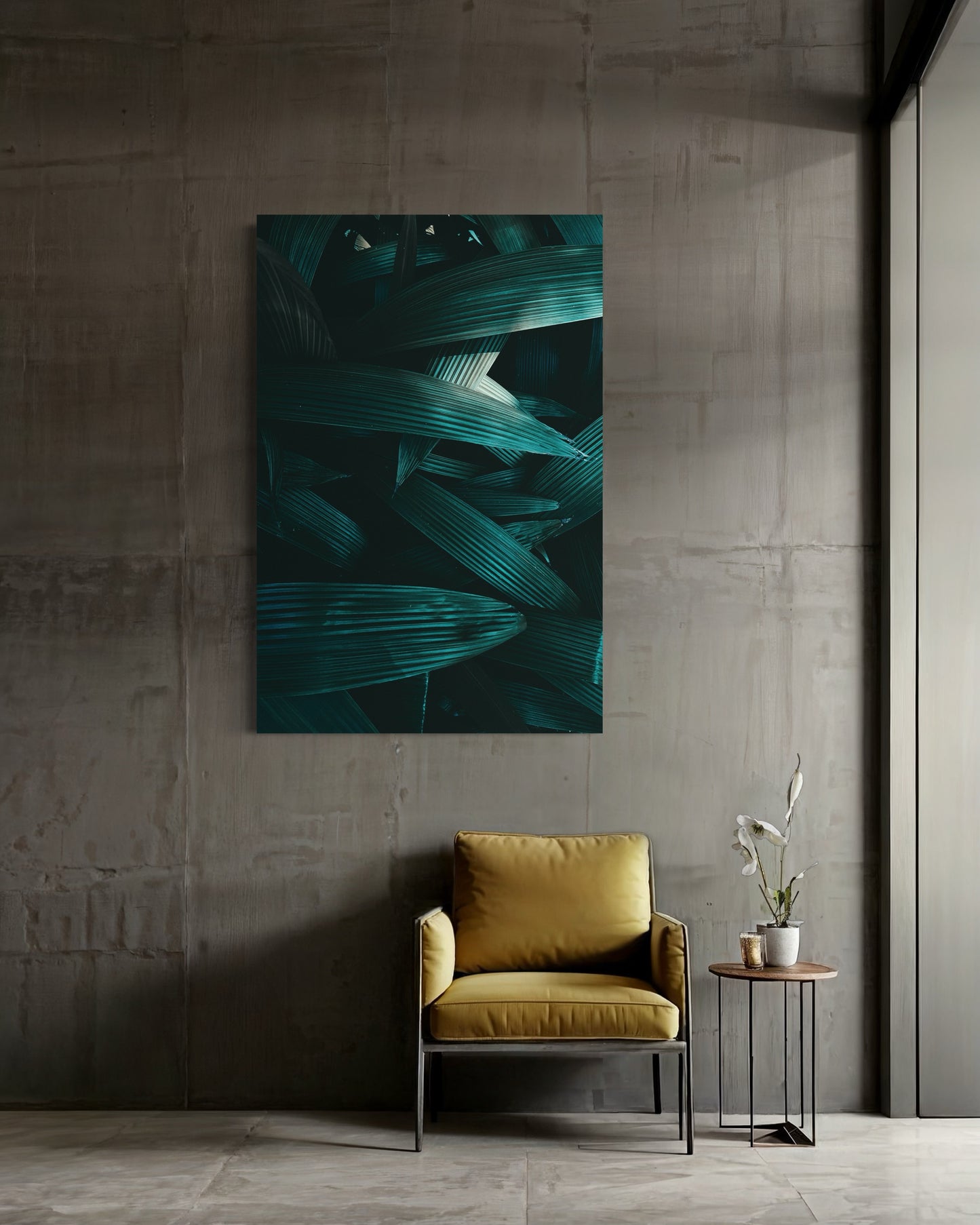 Cuadro decorativo canvas Hojas 009