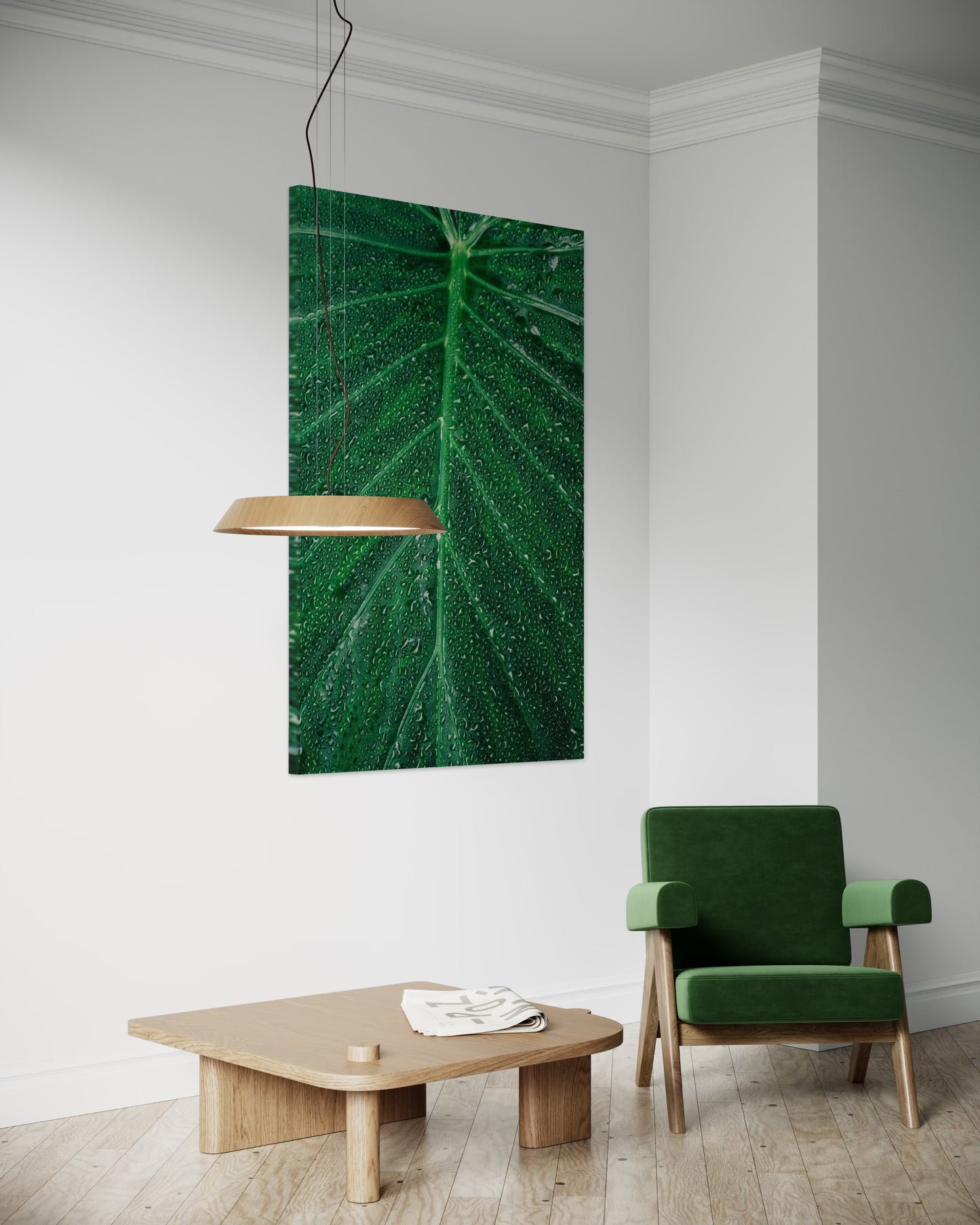 Cuadro decorativo canvas Hojas 006