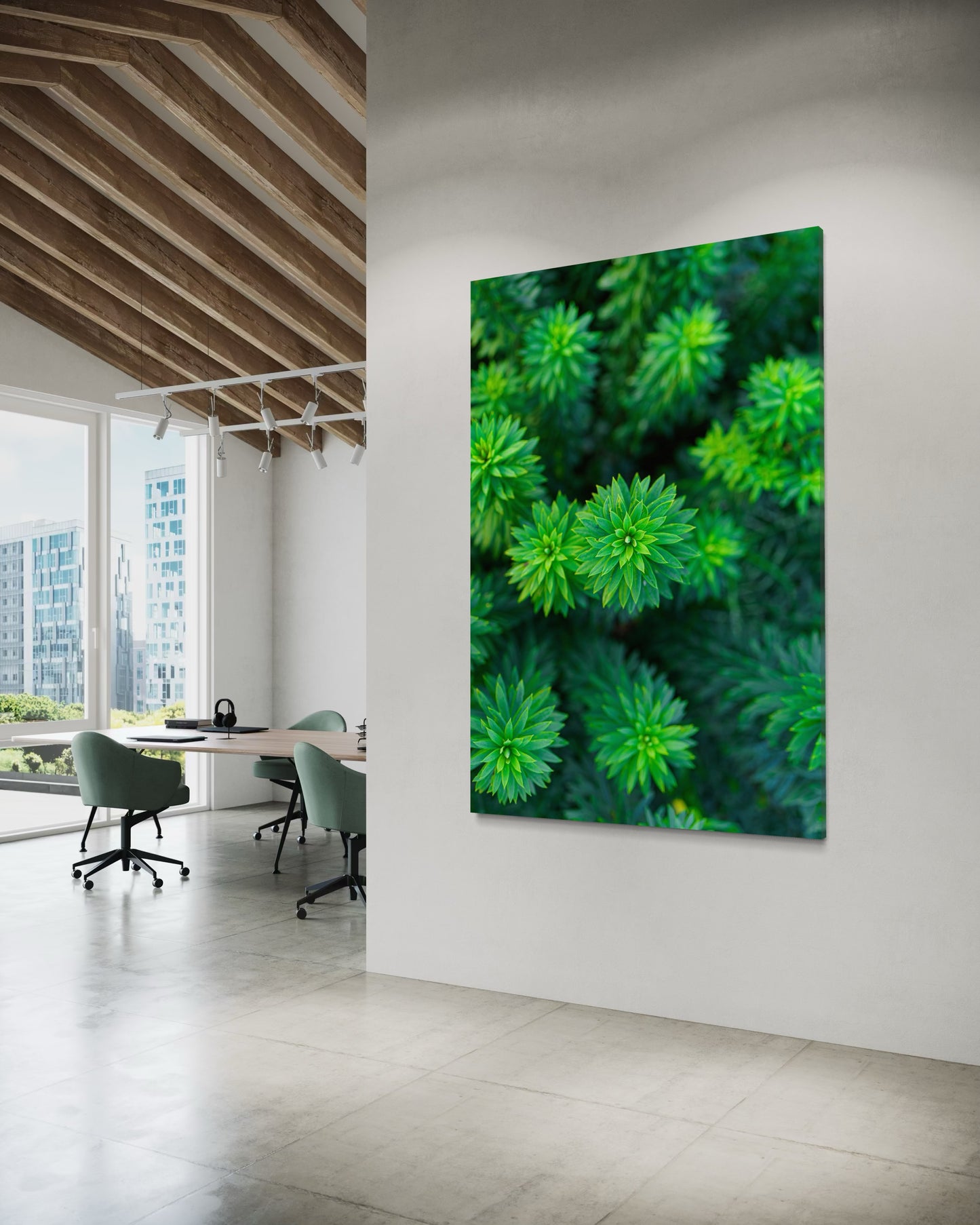 Cuadro decorativo canvas Hojas 008