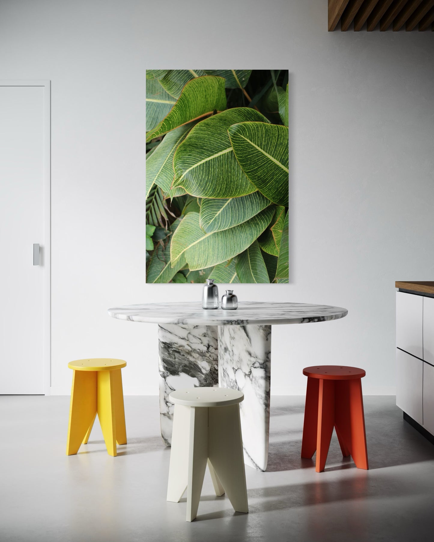 Cuadro decorativo canvas Hojas 010