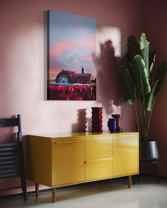 Cuadro decorativo canvas Tractor 001