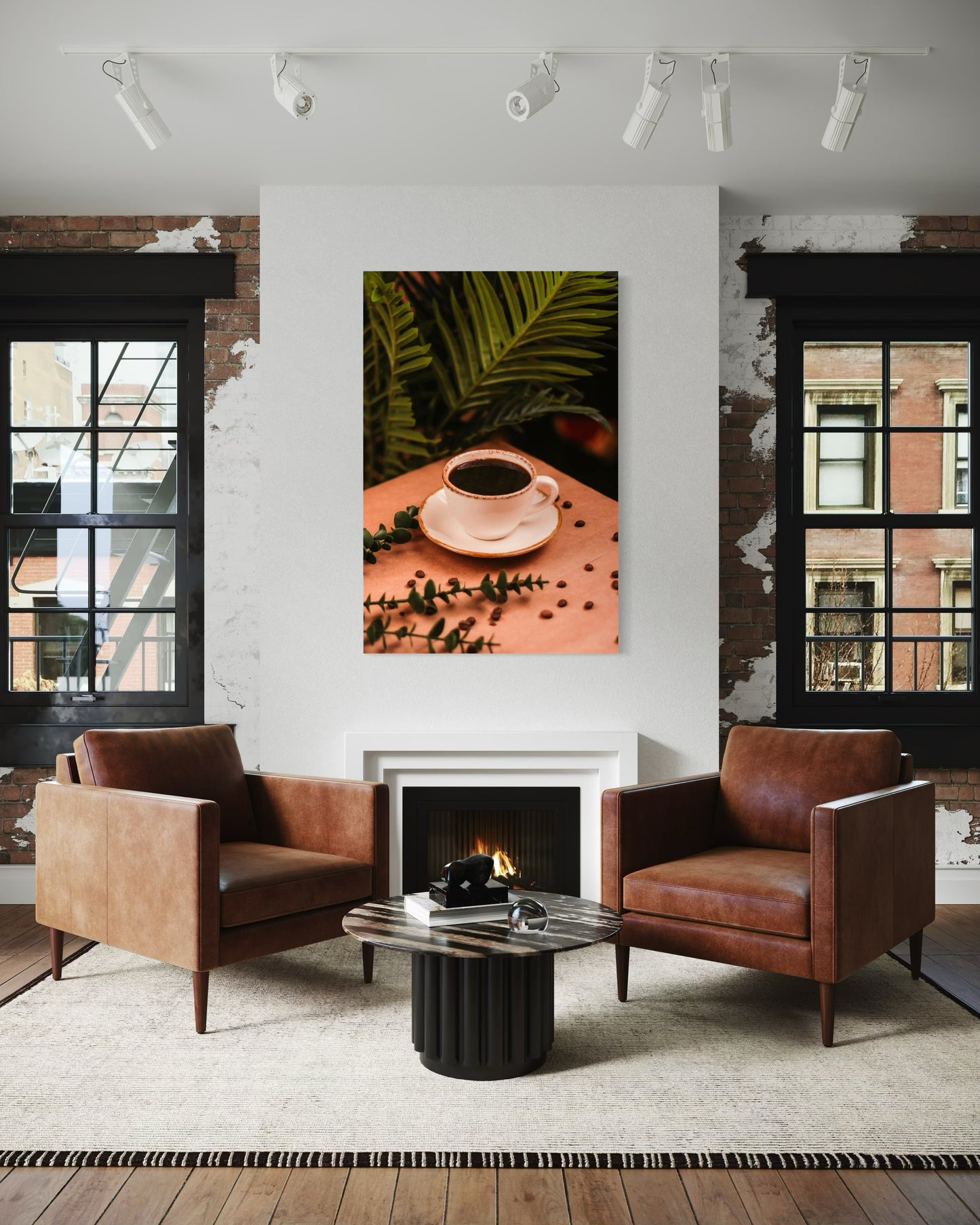 Cuadro decorativo canvas Café 003