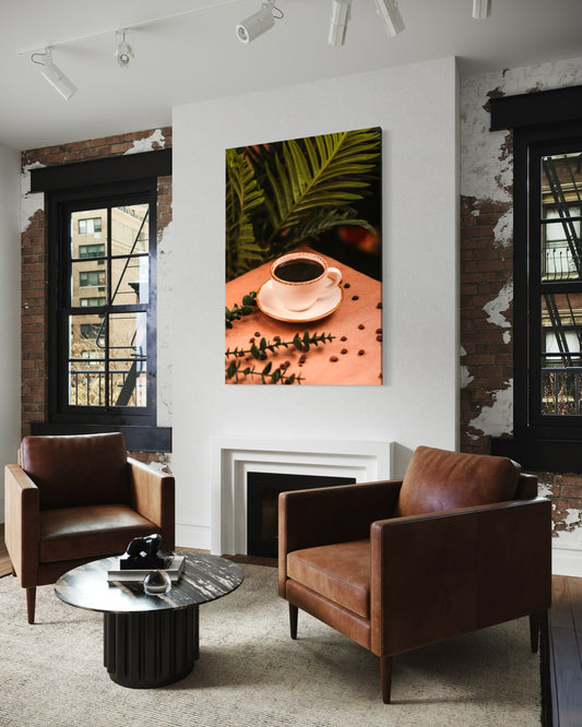 Cuadro decorativo canvas Café 003