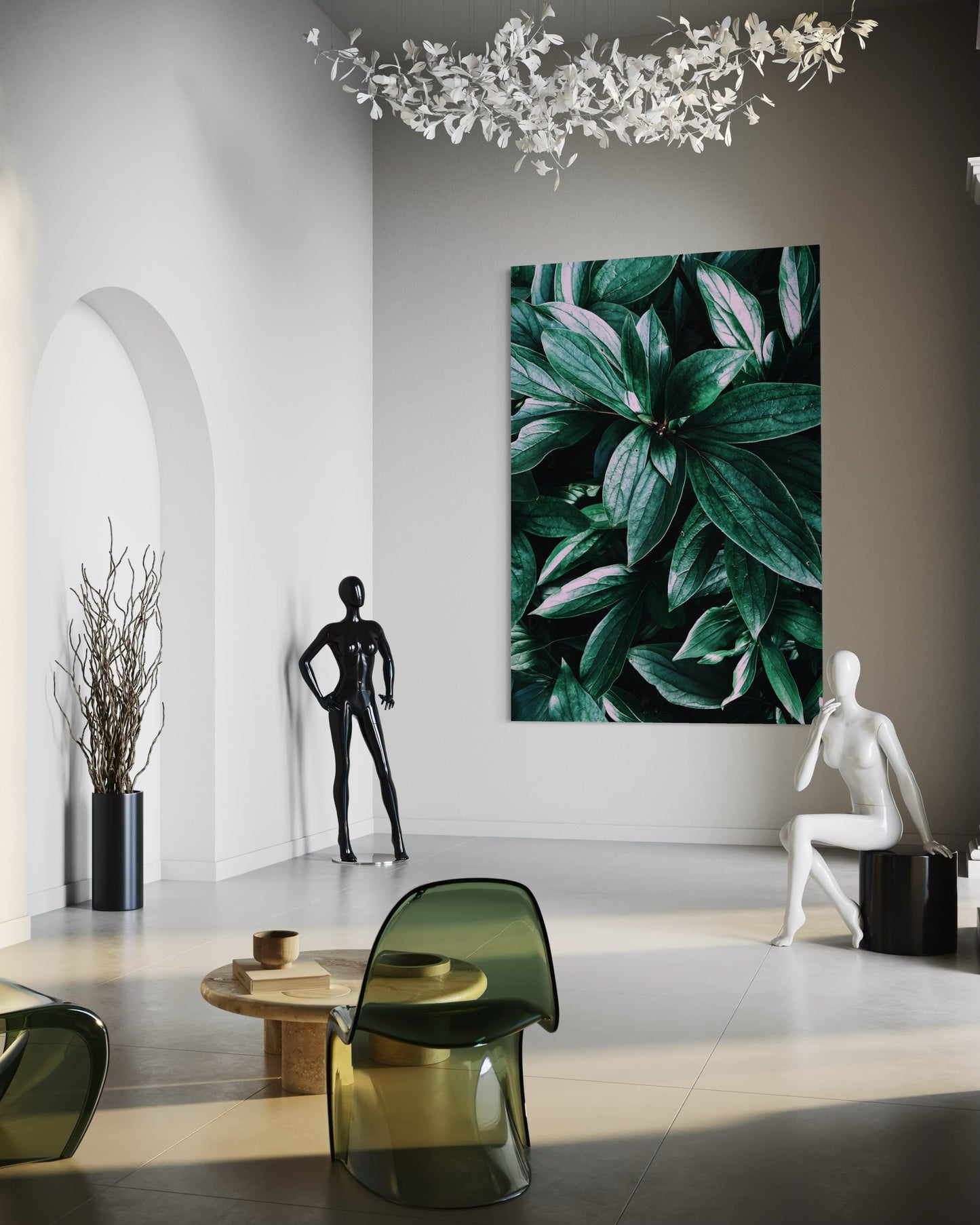 Cuadro decorativo canvas Hojas 012