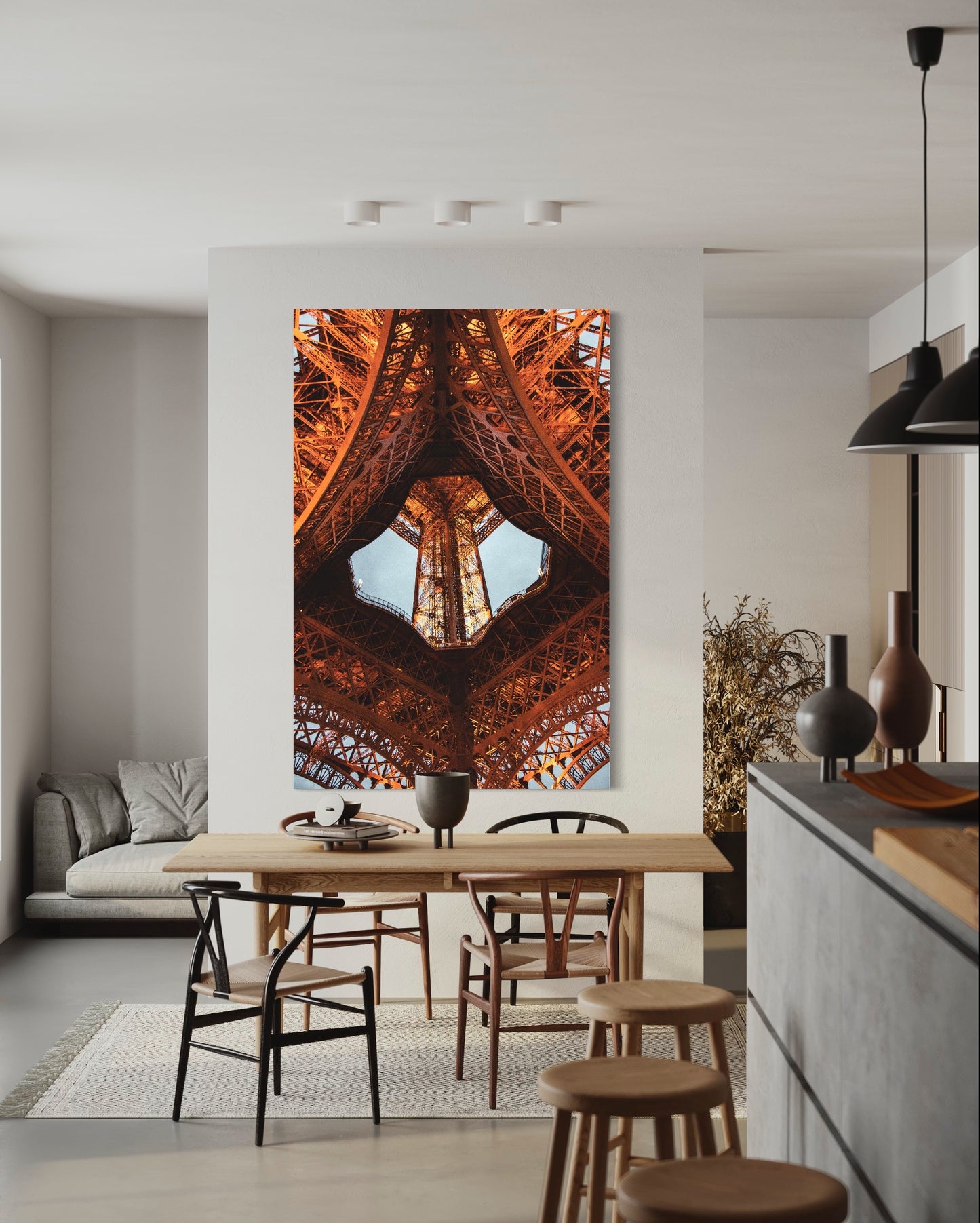 Cuadro decorativo canvas Eiffel 003