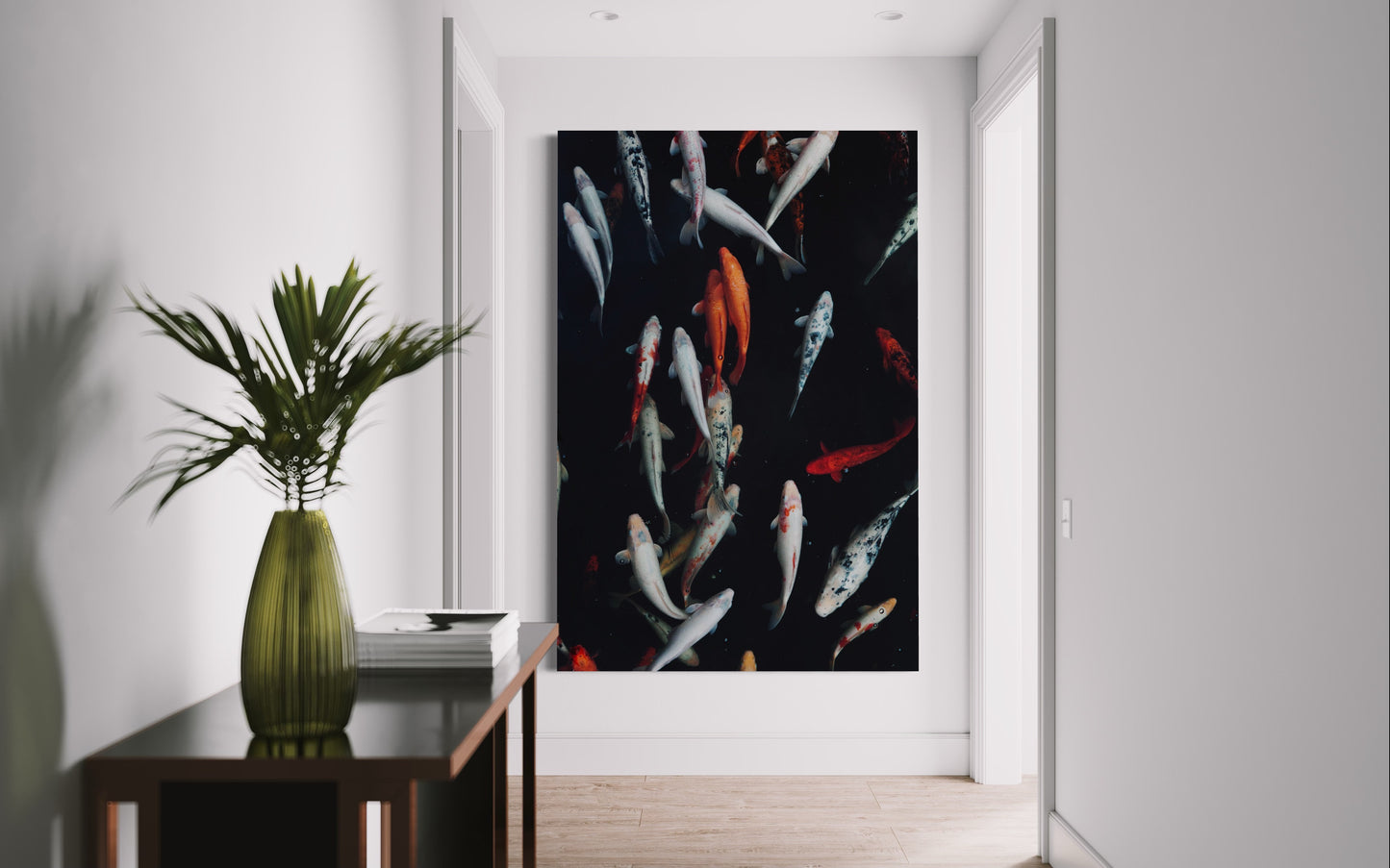 Cuadro decorativo canvas Koi 001