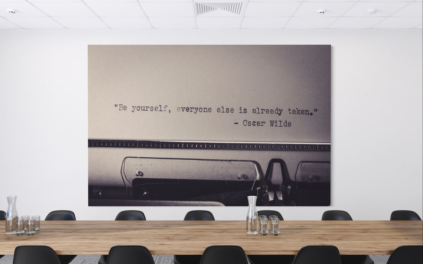 Cuadro decorativo canvas Be Yourself