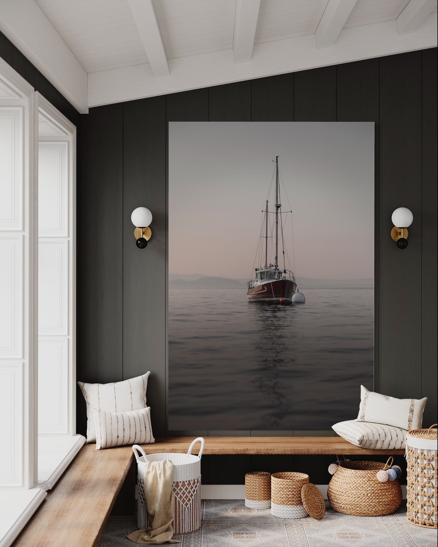 Cuadro decorativo canvas Bote 003