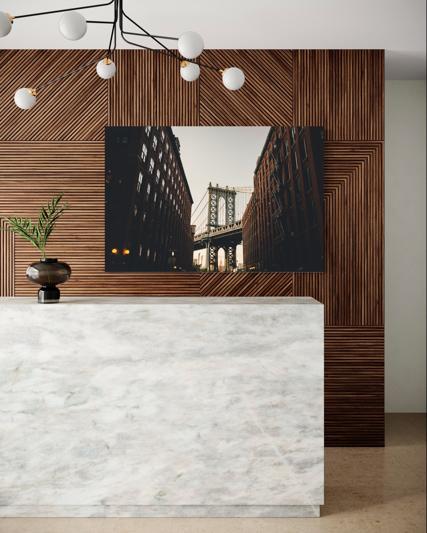 Cuadro decorativo canvas Puente de Brooklyn 001