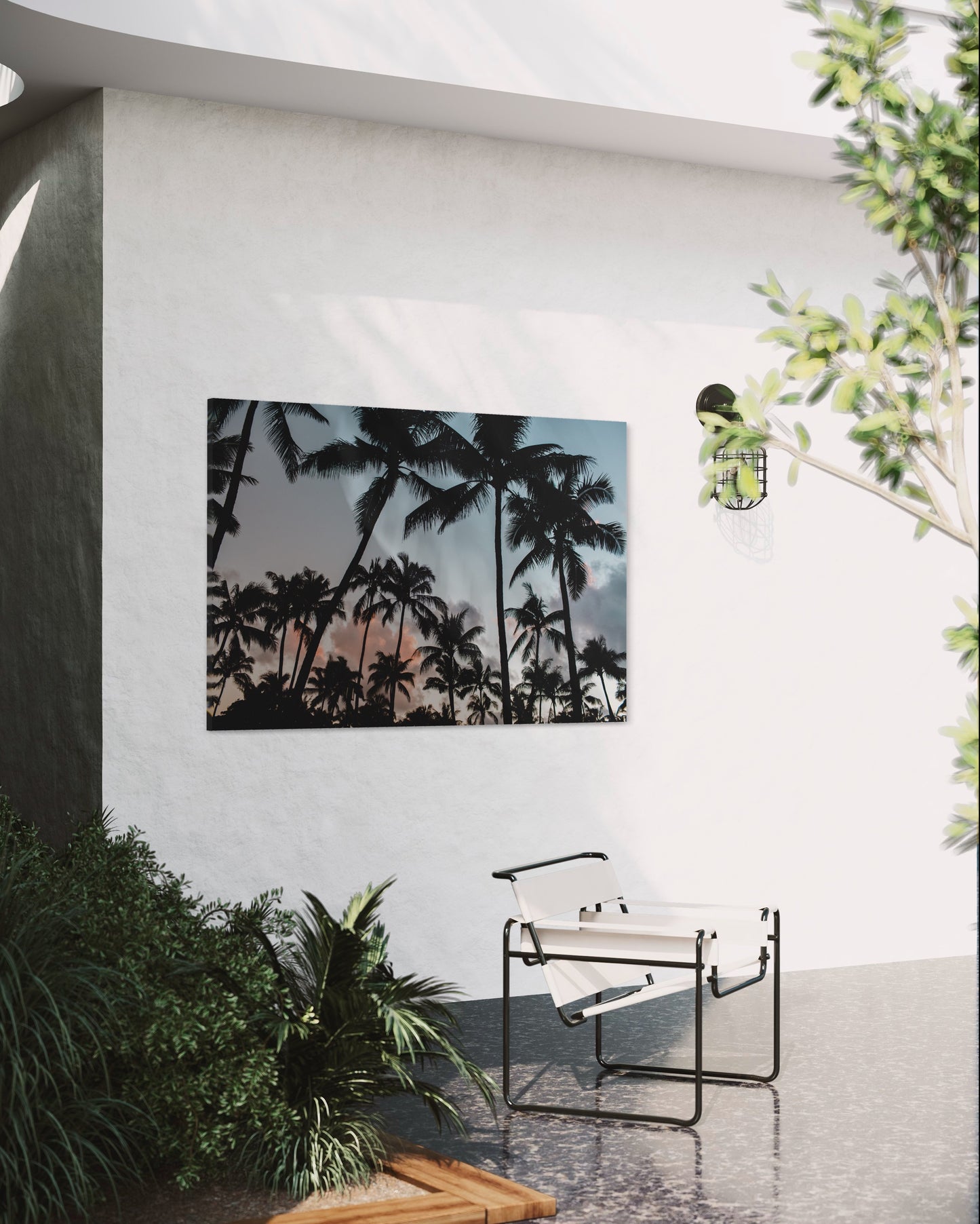 Cuadro decorativo canvas Palmeras 003