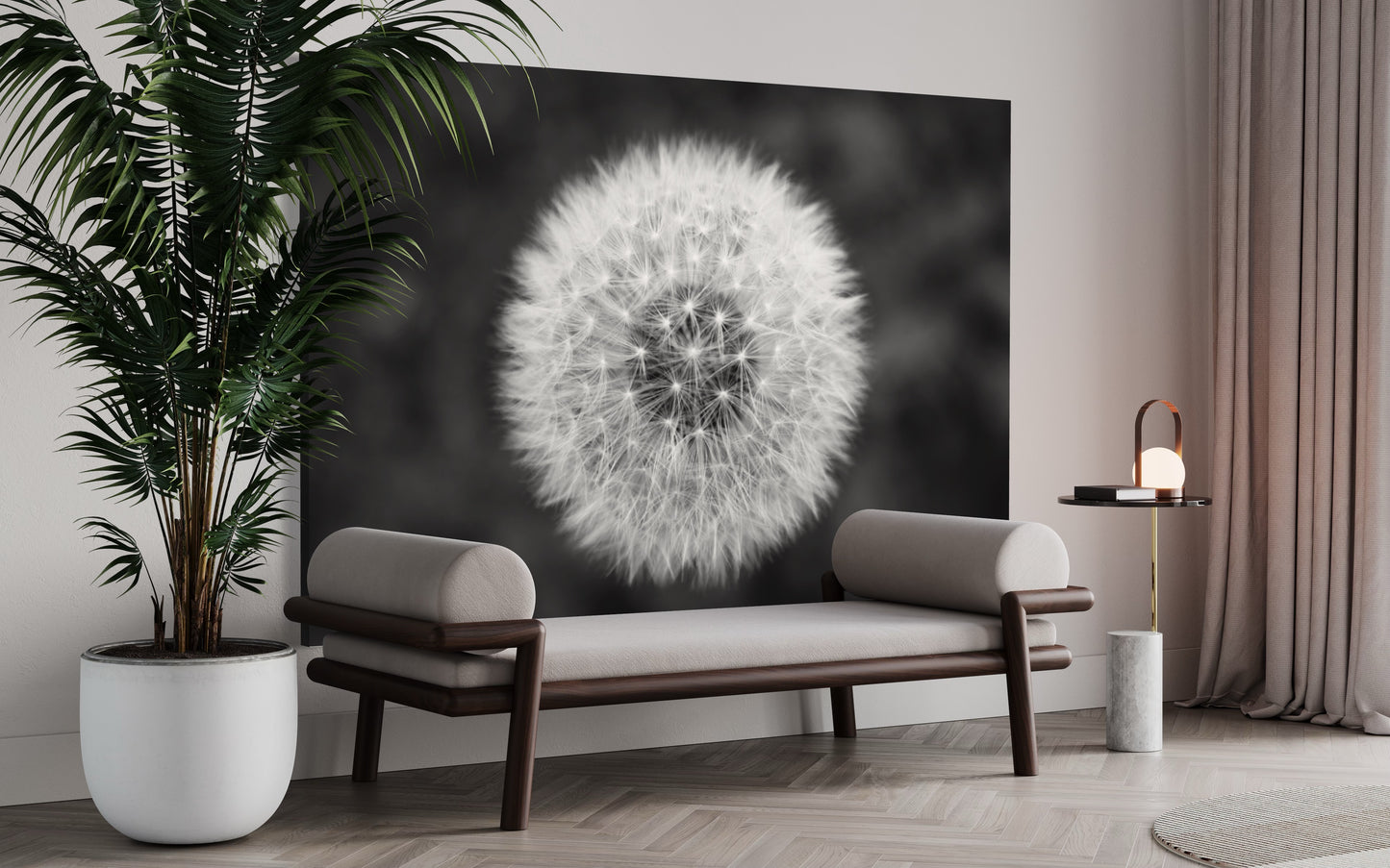 Cuadro decorativo canvas Diente de León 001