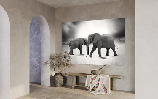 Cuadro decorativo canvas Elefantes 002