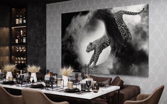 Cuadro decorativo canvas Jaguar 002