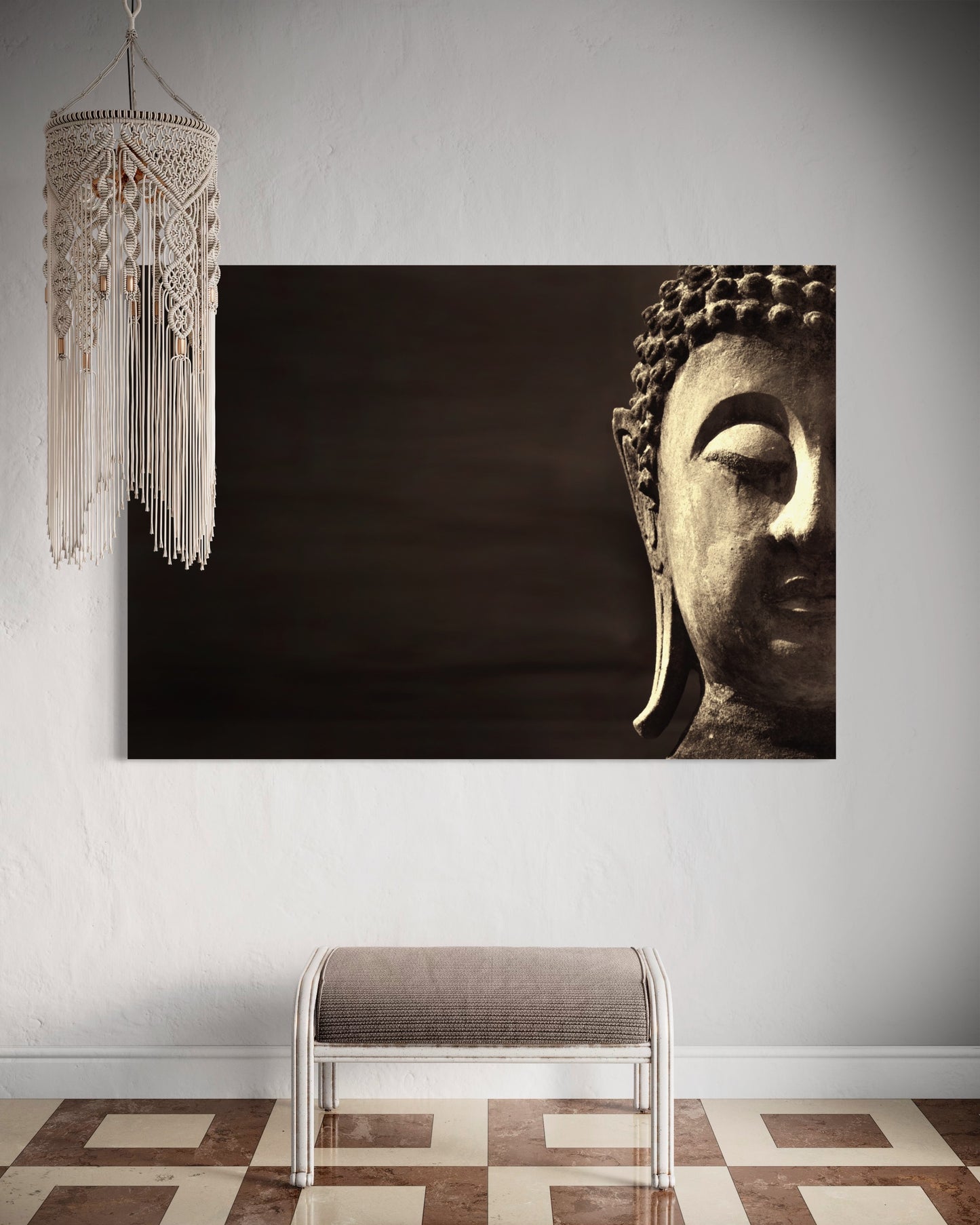 Cuadro decorativo canvas Buda 012