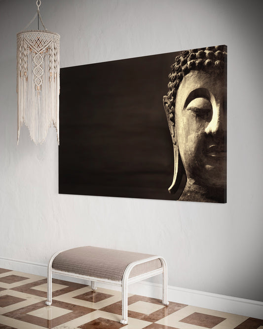 Cuadro decorativo canvas Buda 012