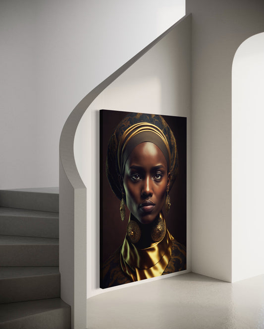 Cuadro decorativo canvas Mujer 014