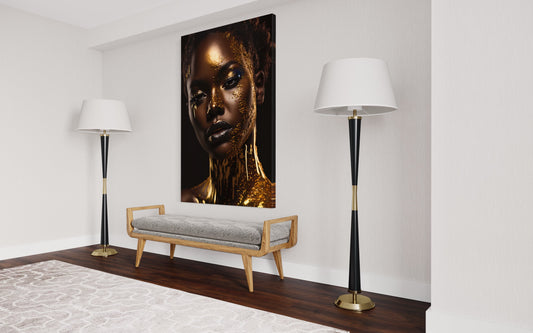 Cuadro decorativo canvas Mujer 013