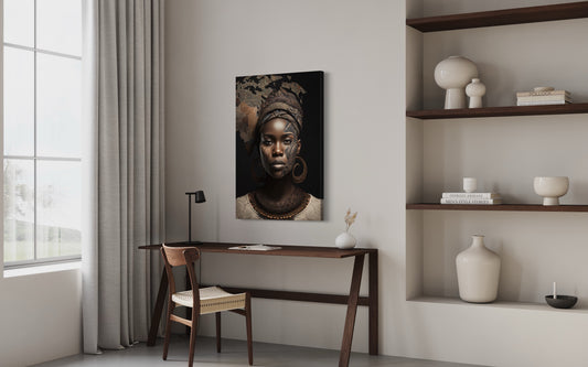 Cuadro decorativo canvas Mujer 012