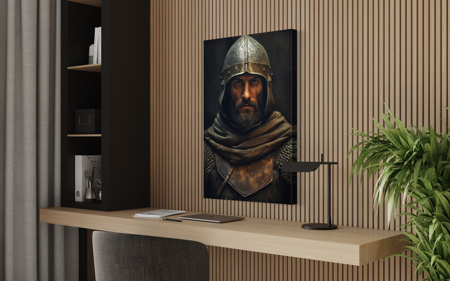 Cuadro decorativo canvas Caballero 001