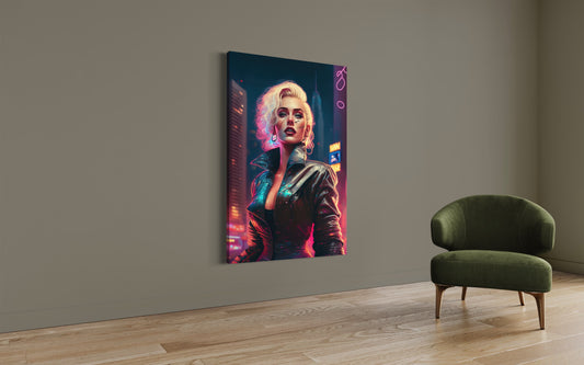 Cuadro decorativo canvas Mujer 004