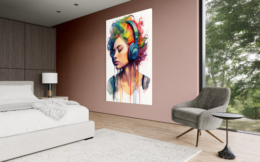 Cuadro decorativo canvas Mujer 001