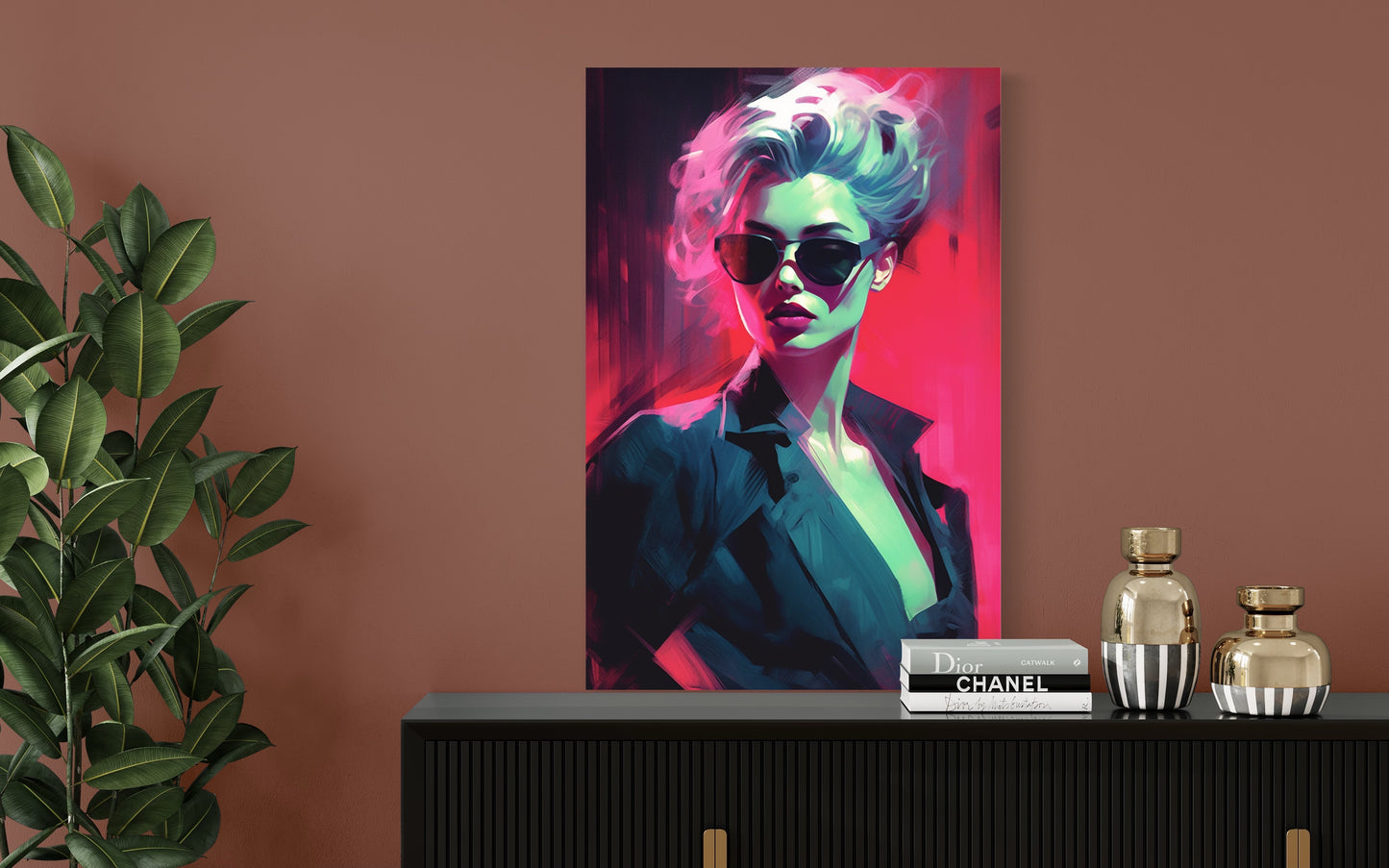 Cuadro decorativo canvas Mujer 002