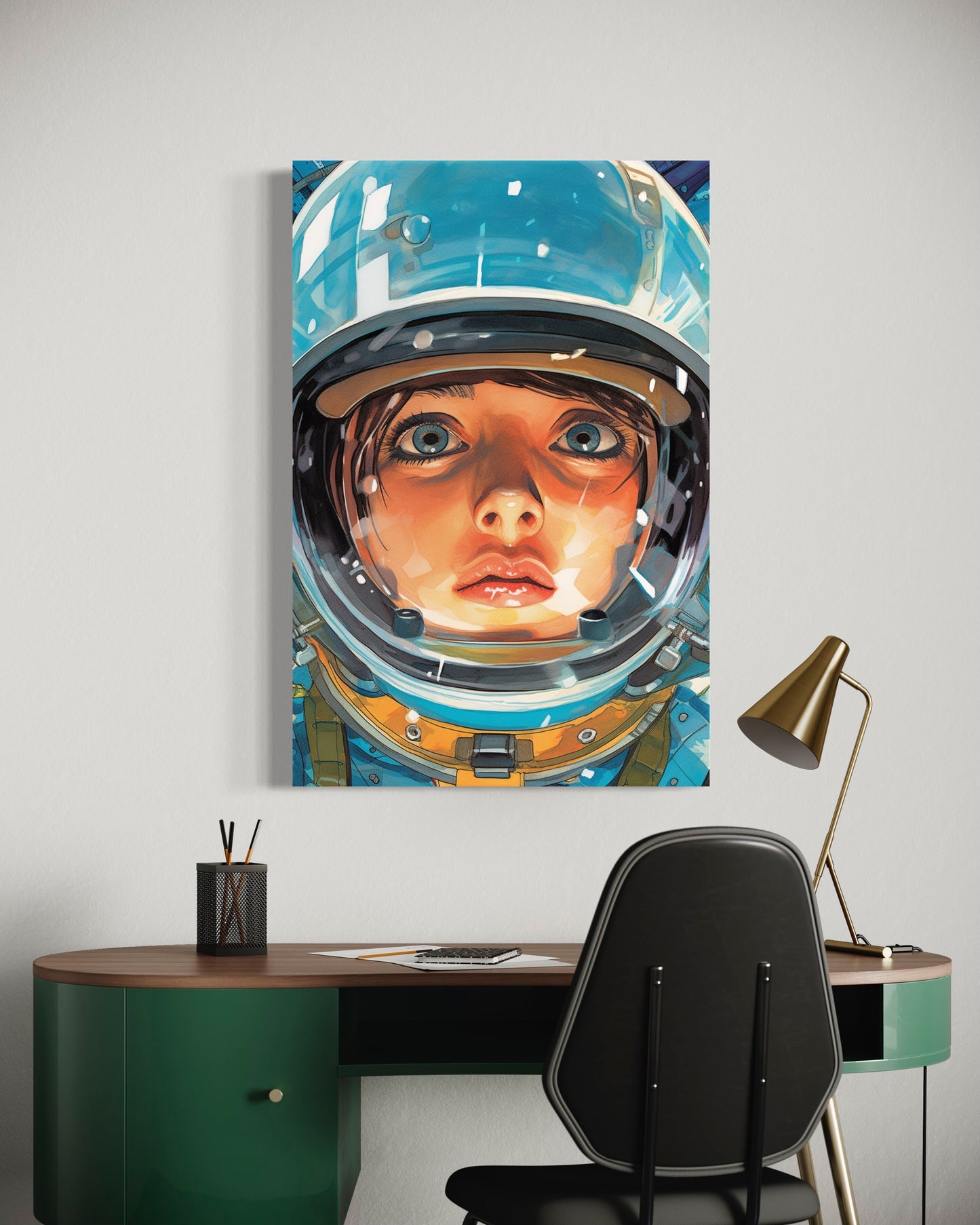 Cuadro decorativo canvas Astronauta 003