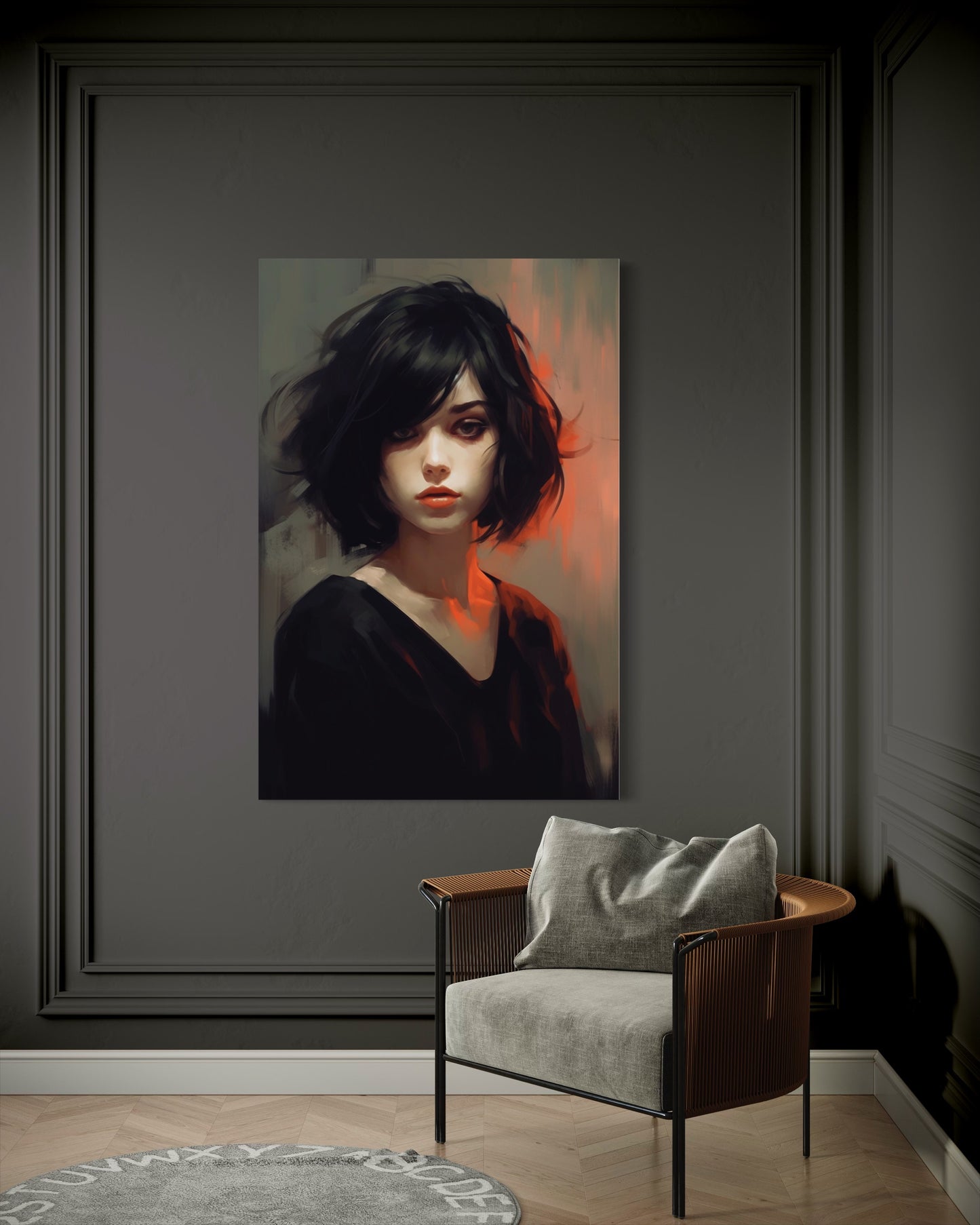 Cuadro decorativo canvas Mujer 003