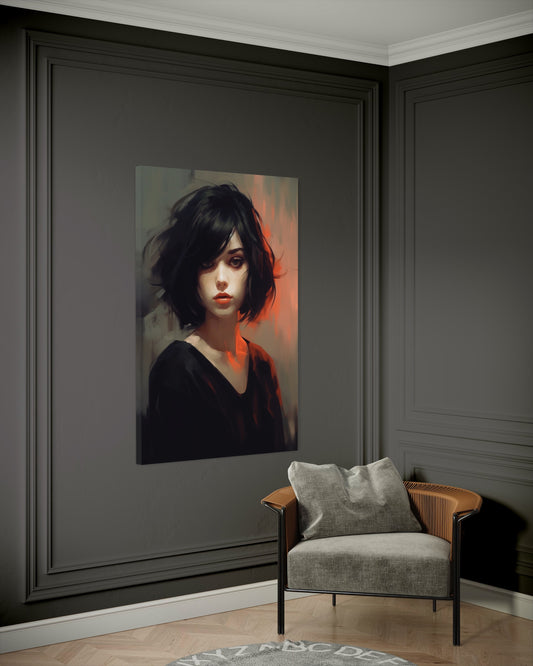 Cuadro decorativo canvas Mujer 003