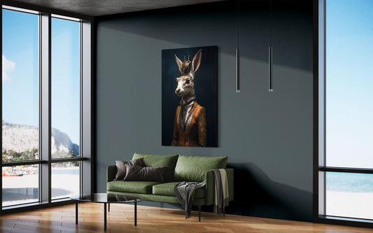 Cuadro decorativo canvas Conejo 002