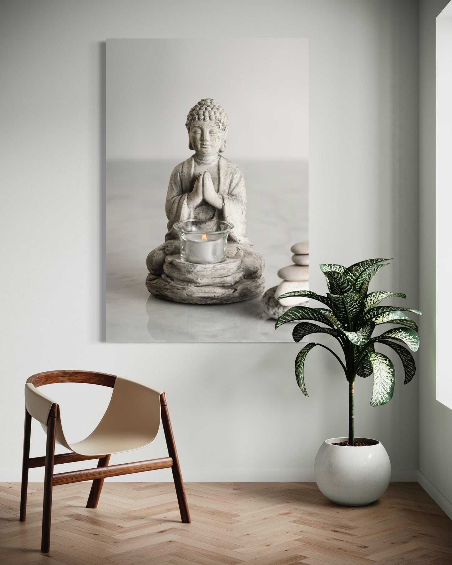 Cuadro decorativo canvas Buda 005