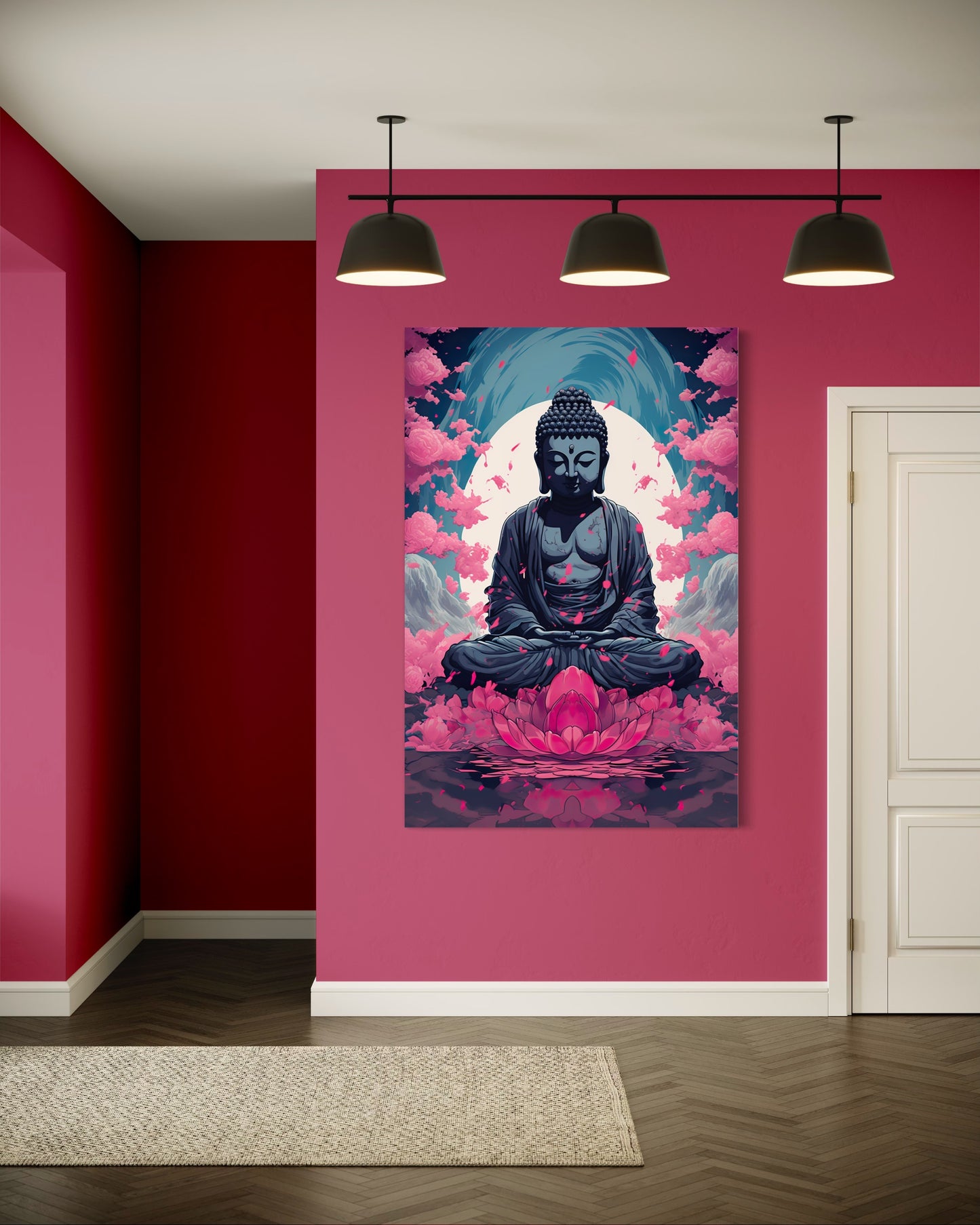 Cuadro decorativo canvas Buda 007