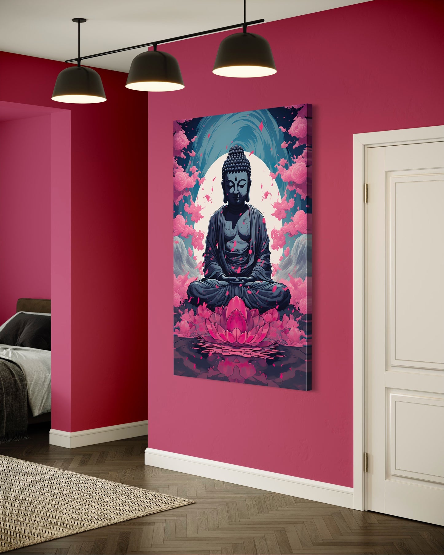 Cuadro decorativo canvas Buda 007