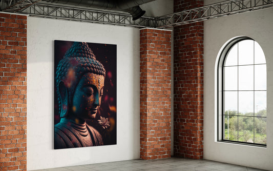 Cuadro decorativo canvas Buda 004