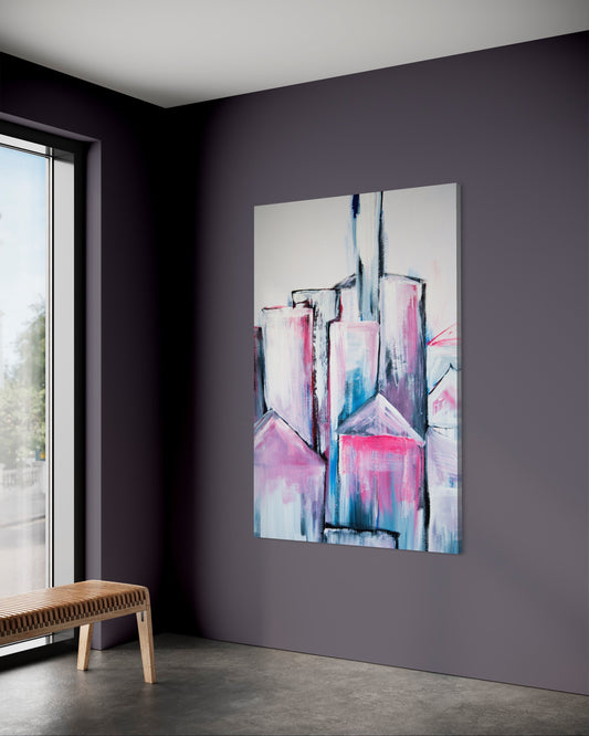 Cuadro decorativo canvas Arte abstracto 009