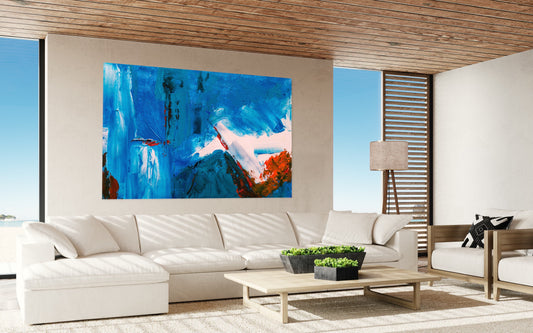 Cuadro decorativo canvas Arte abstracto 007