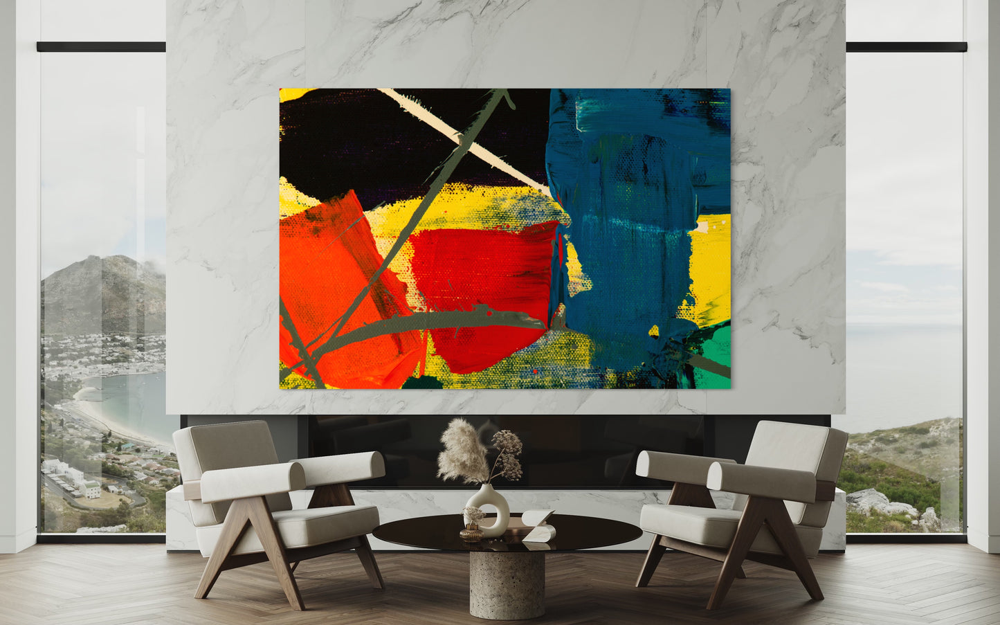 Cuadro decorativo canvas Arte abstracto 005