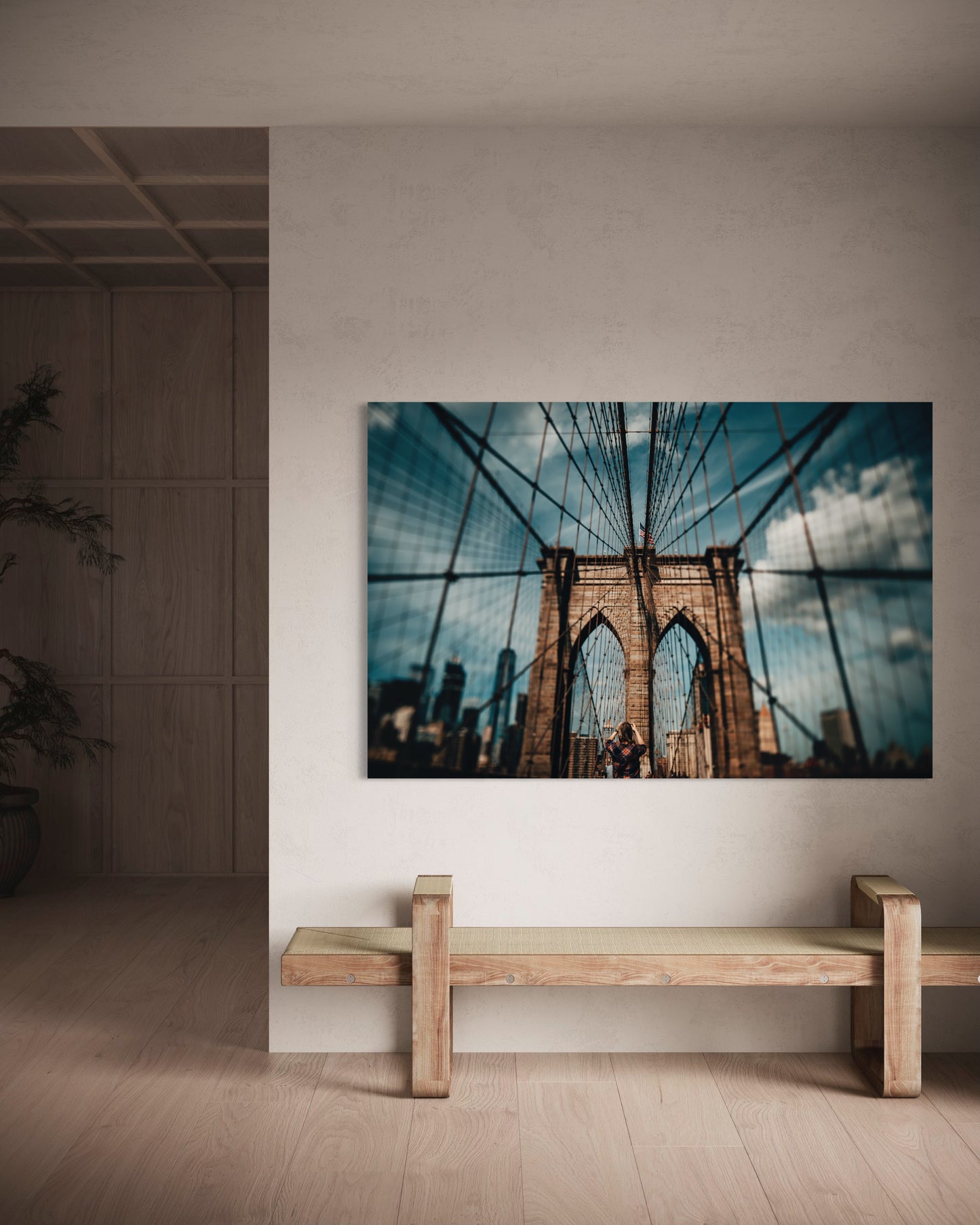 Cuadro decorativo canvas Puente de Brooklyn 002
