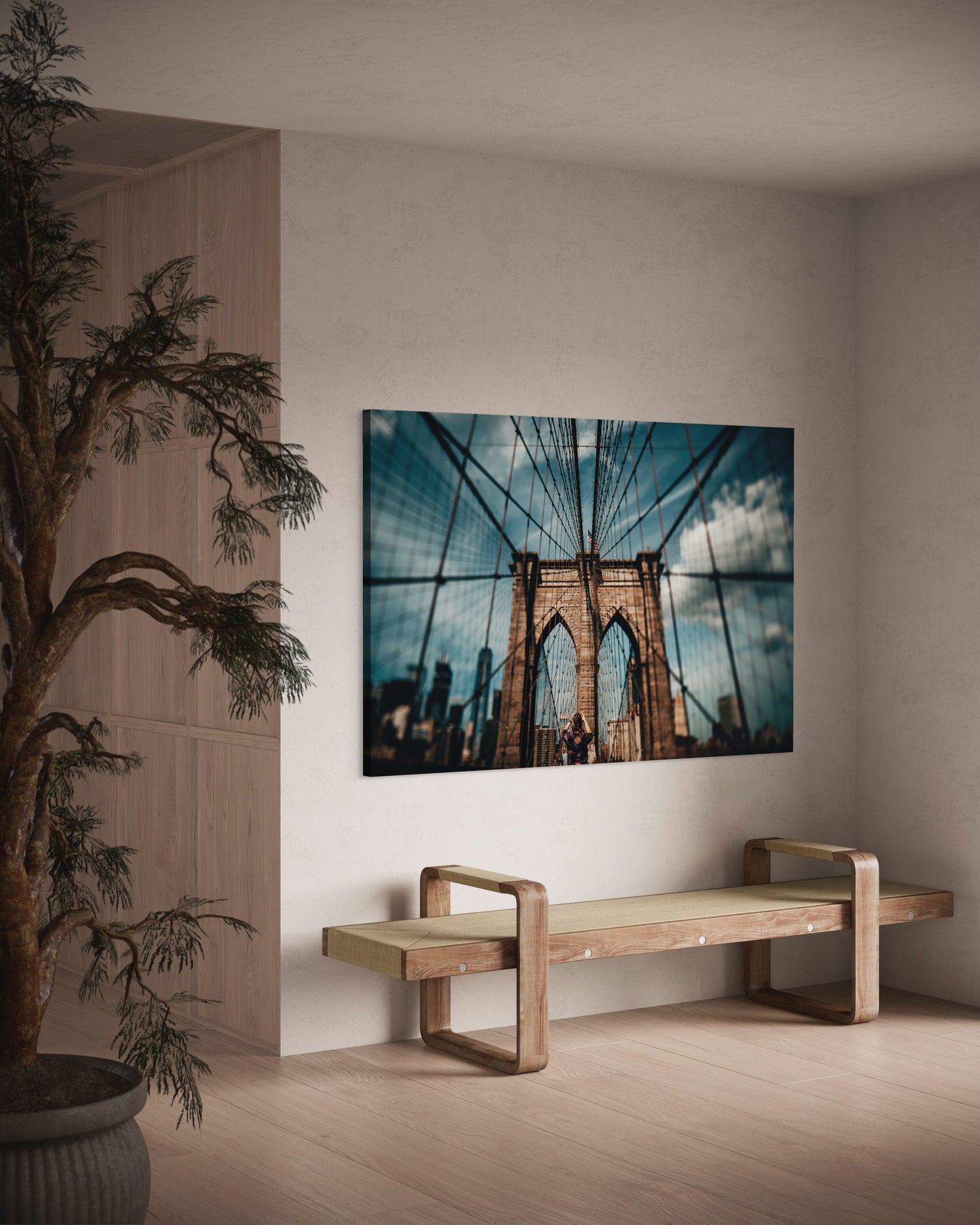 Cuadro decorativo canvas Puente de Brooklyn 002