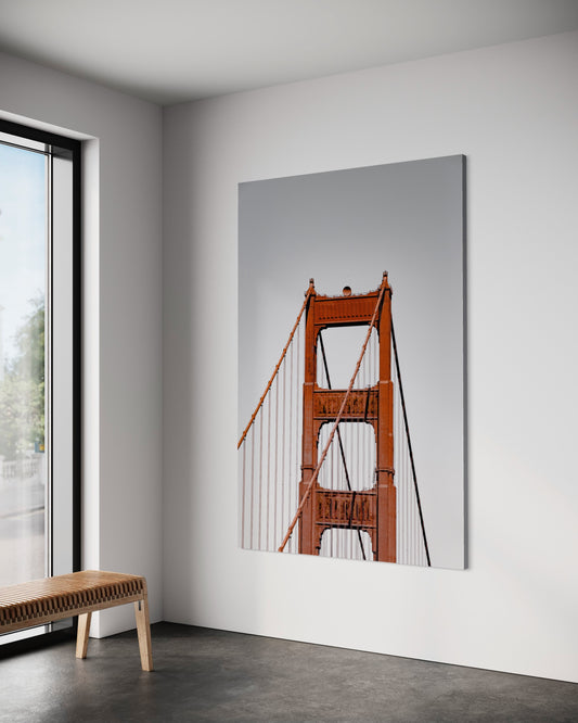 Cuadro decorativo canvas Golden gate 002