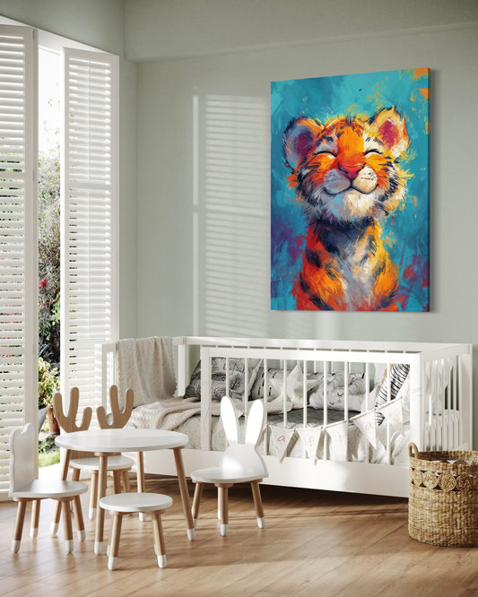 Cuadro decorativo canvas Tigre 006