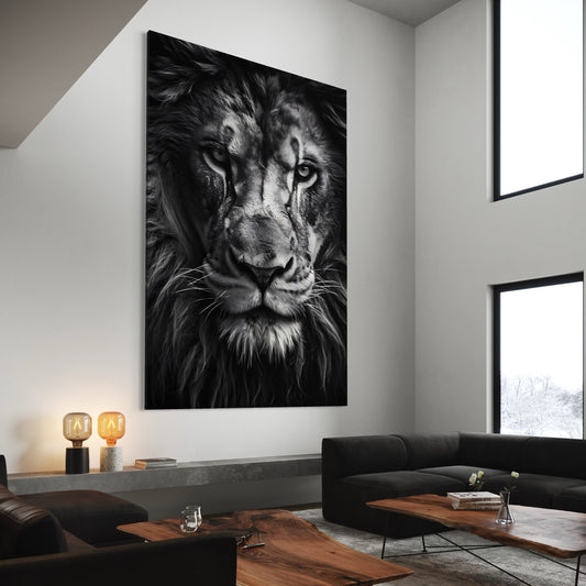 Cuadro decorativo canvas León 013