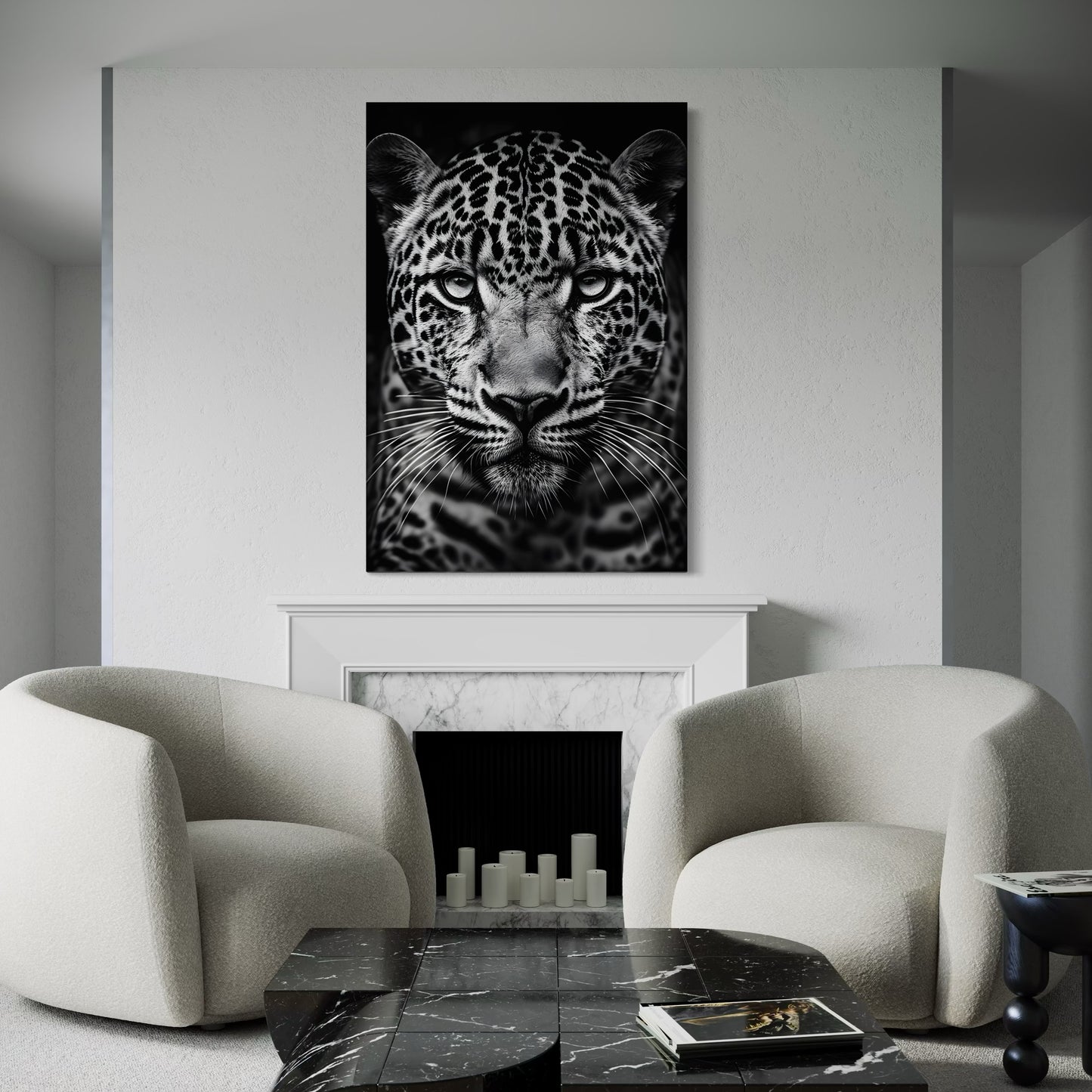 Cuadro decorativo canvas Jaguar 007