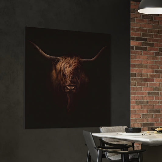 Cuadro decorativo canvas Toro Highland 003