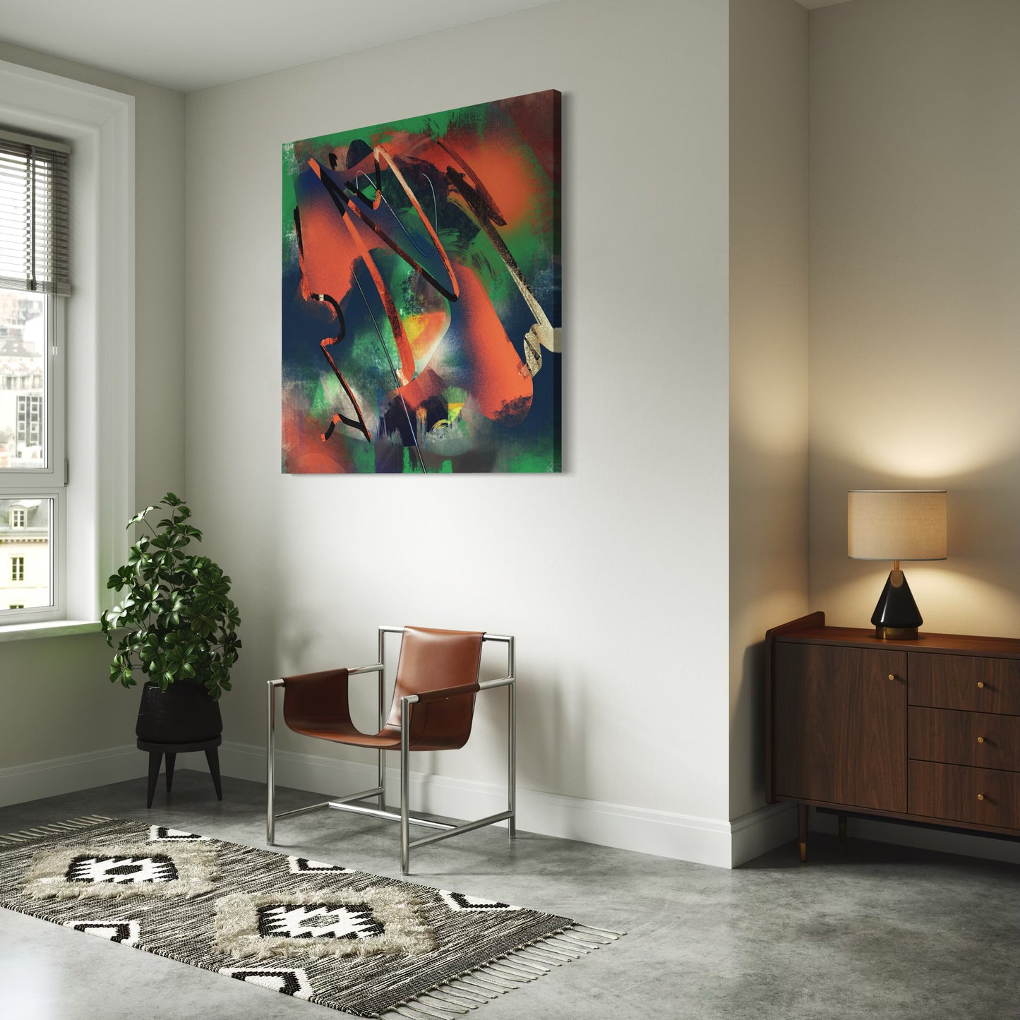 Cuadro decorativo canvas Arte abstracto 079