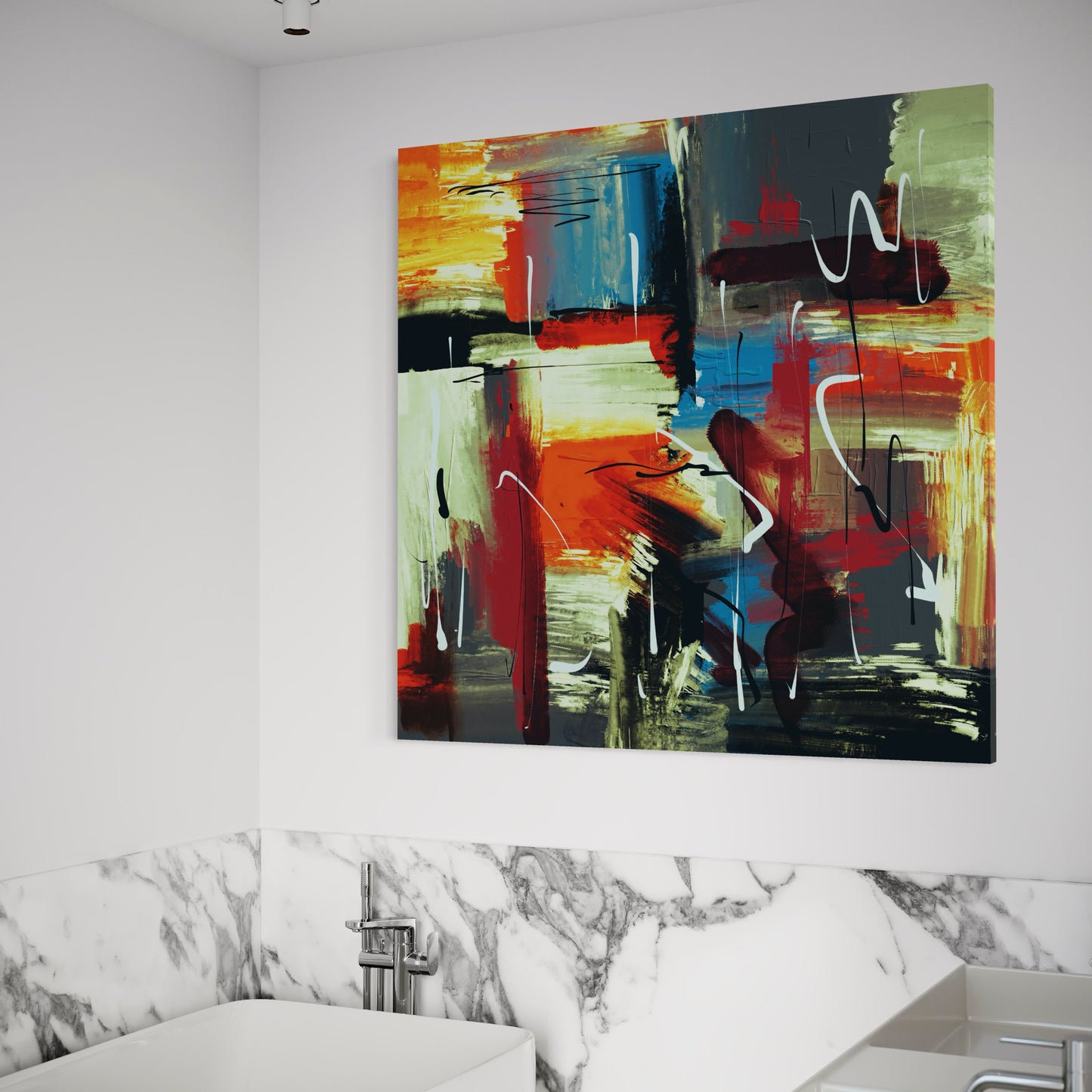 Cuadro decorativo canvas Arte abstracto 047